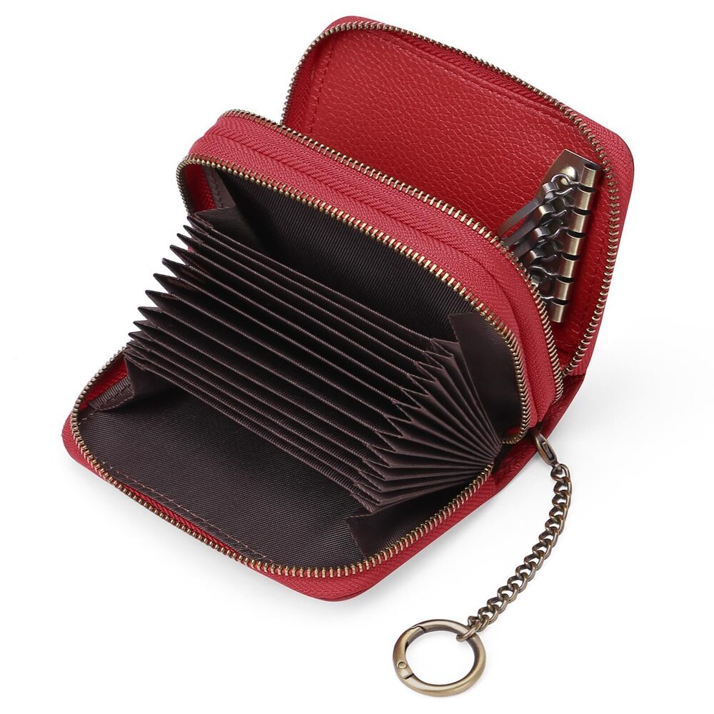 8715 Small Leather Wallet , RFID Blocking Credit Card Holder Wallet